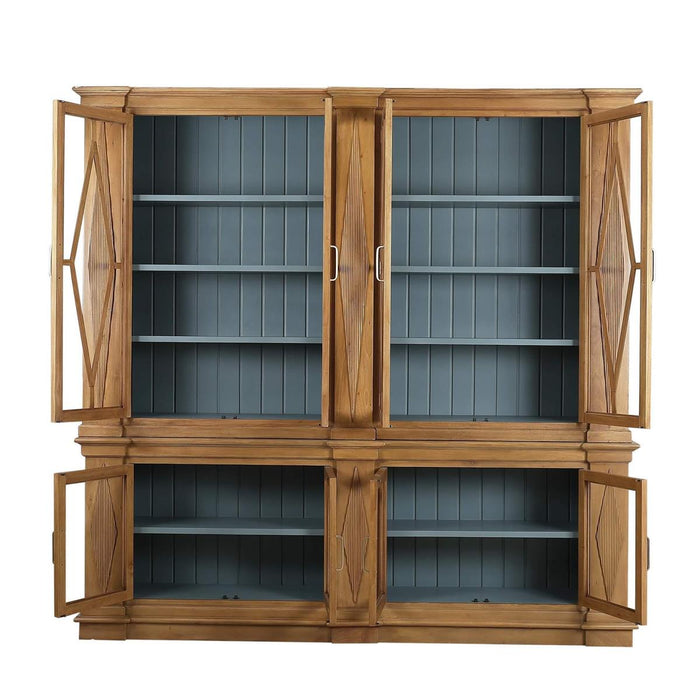 Bramble - Narbonne Display Cabinet - US-WS-76809AFD-HMB--- - GreatFurnitureDeal