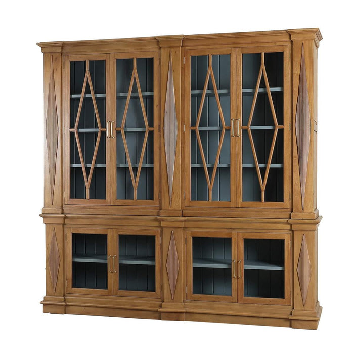 Bramble - Narbonne Display Cabinet - US-WS-76809AFD-HMB--- - GreatFurnitureDeal