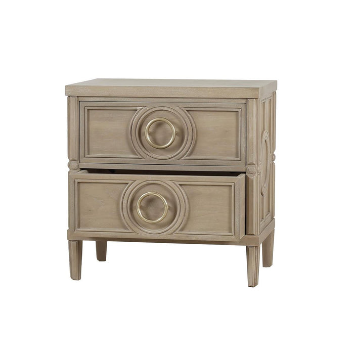 Bramble - Chalfont 2 Drawer Bedside Table - US-WS-76850SNB----- - GreatFurnitureDeal