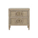 Bramble - Chalfont 2 Drawer Bedside Table - US-WS-76850SNB----- - GreatFurnitureDeal