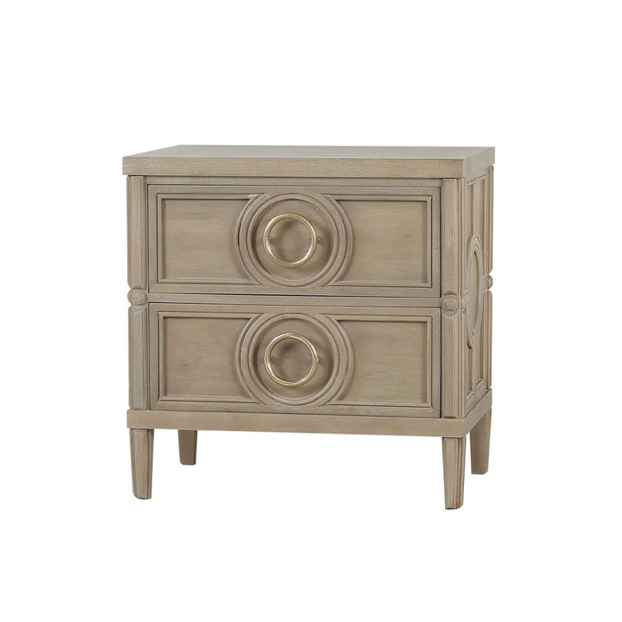Bramble - Chalfont 2 Drawer Bedside Table - US-WS-76850SNB----- - GreatFurnitureDeal