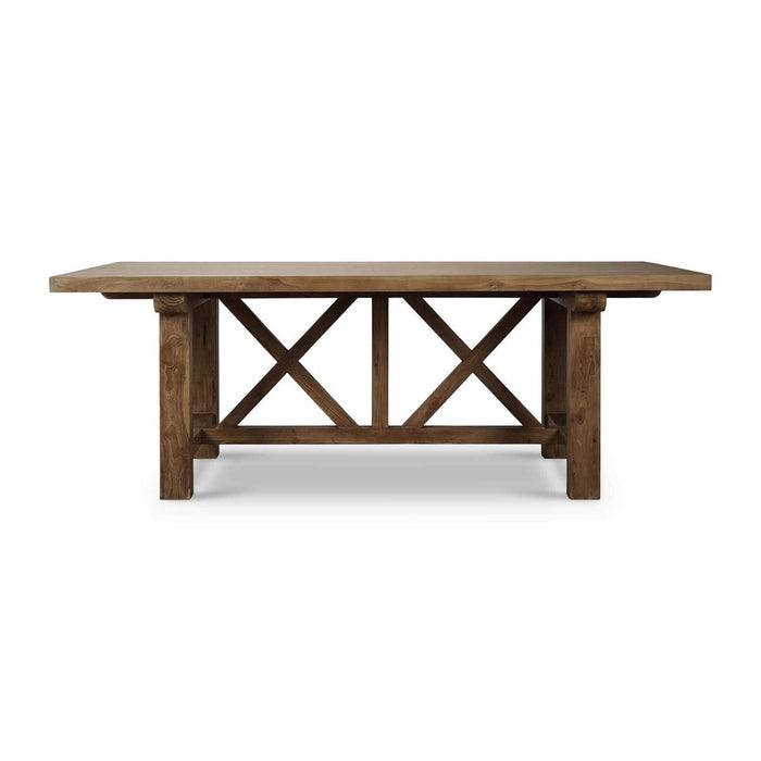 Bramble - Silvia Dining Table 84" - Reclaimed Teak - US-WS-85150TSW----- - GreatFurnitureDeal
