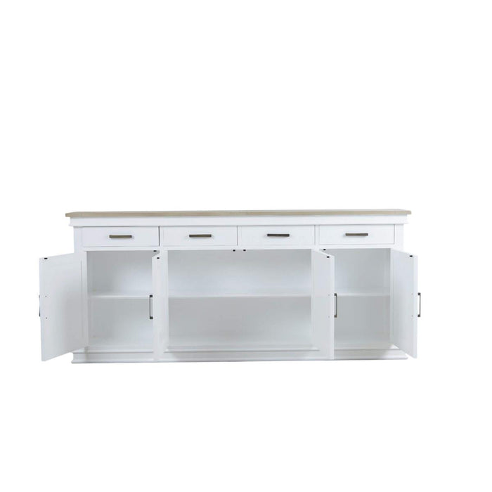 Bramble - Williamson Sideboard w/ 4 Doors - US-WS-90019HRWSNB---- - GreatFurnitureDeal