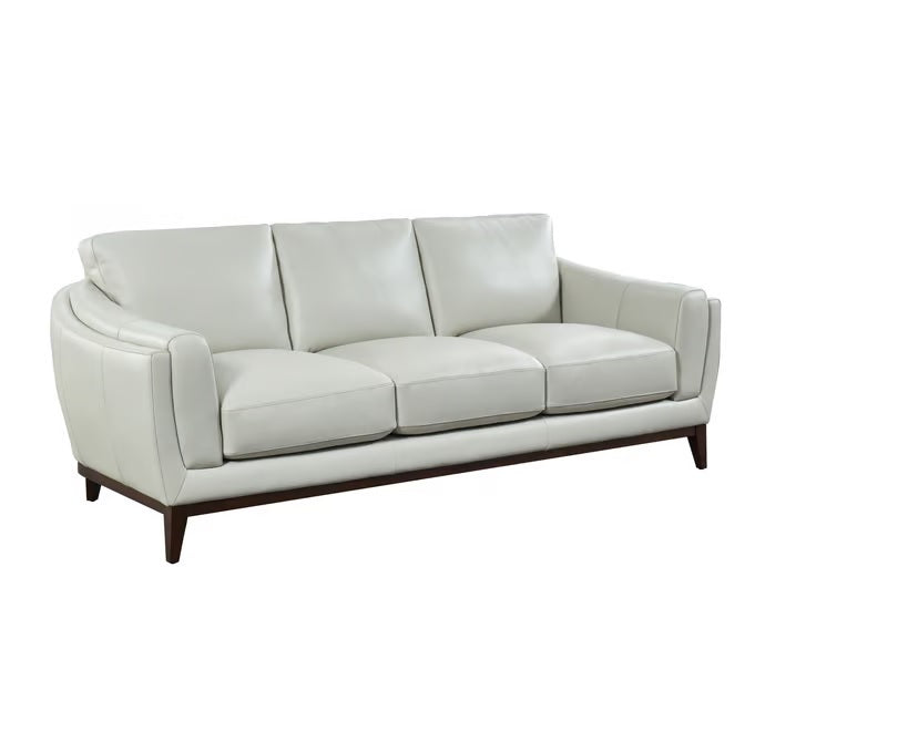 GFD Leather - Rio Off White Leather 3 Piece Living Room Set - 501023