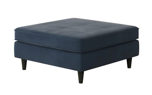 Southern Home Furnishings - Bella Square Cocktail Ottoman in Blue - 170-C Bella Midnight-MTO - GreatFurnitureDeal
