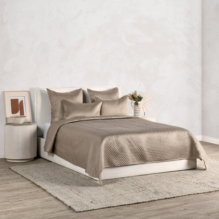 Villa By Classic Home - Diamond Pebble Standard Sham - Set of 2 - V033458 - GreatFurnitureDeal