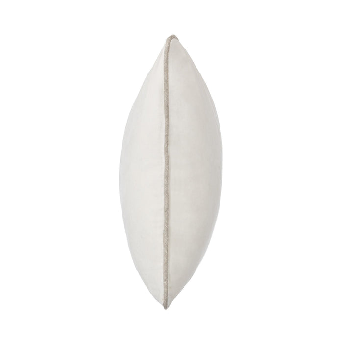 Classic Home - SLD Heirloom Velvet Pillow in Ivory 18x18 -Set of 2- V150764