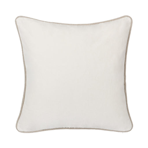 Classic Home - SLD Heirloom Velvet Pillow in Ivory 18x18 -Set of 2- V150764 - GreatFurnitureDeal