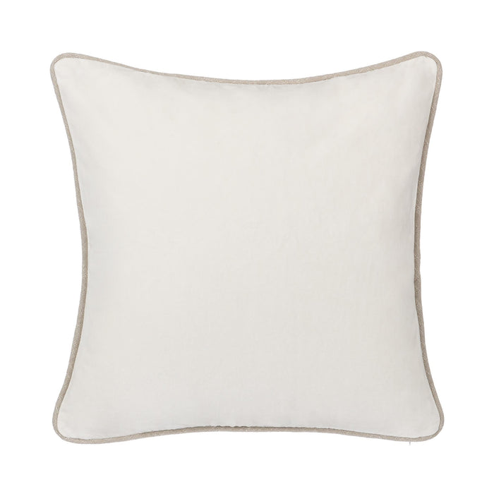 Classic Home - SLD Heirloom Velvet Pillow in Ivory 18x18 -Set of 2- V150764
