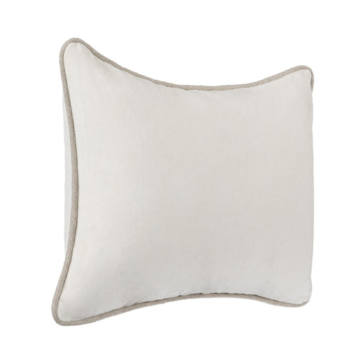 Classic Home - SLD Heirloom Velvet Pillow in Ivory 14x20 -Set of 2- V150769 - GreatFurnitureDeal