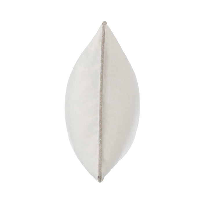 Classic Home - SLD Heirloom Velvet Pillow in Ivory 14x20 -Set of 2- V150769