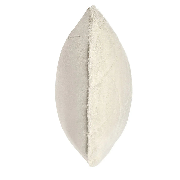 Villa By Classic Home - Mercer 16x36 Wool Blend Fabric Ivory Throw Pillow - V290164 - GreatFurnitureDeal