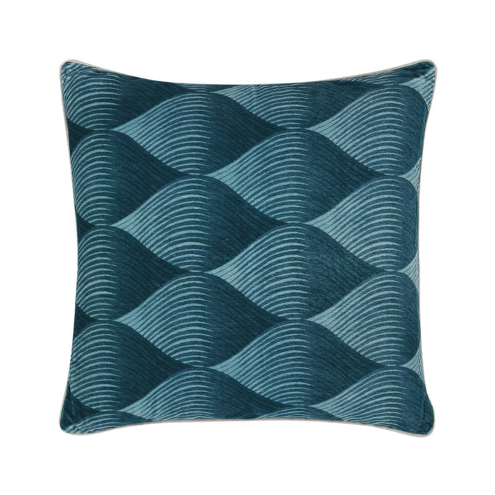 Villa By Classic Home - CA Scala Sea Glass Blue 22x22 Pillows -Set of 2- V300019 - GreatFurnitureDeal