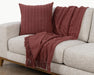 Villa By Classic Home - SLD Hunter Cherrywood Red 22x22 Pillows (Set of 2) - V310050 - GreatFurnitureDeal