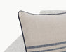 Villa By Classic Home - NV Newport Natural/Navy 22x22 Pillows -Set of 2- V310054 - GreatFurnitureDeal