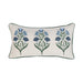 Villa By Classic Home - NV Belcourt Floral Natural/Blue 14x26 Pillows -Set of 2- V310060 - GreatFurnitureDeal