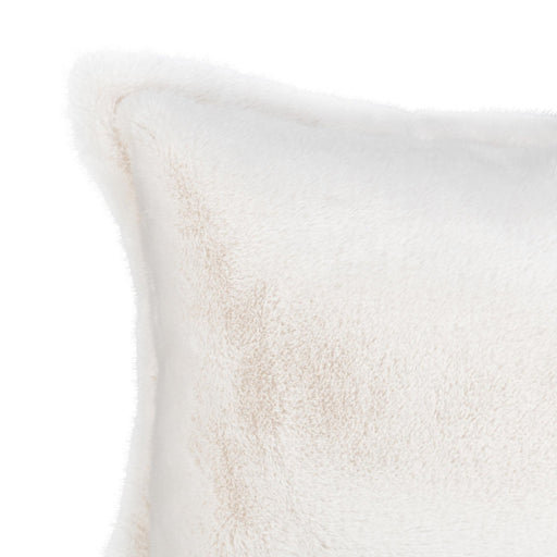 Villa By Classic Home - NV Taiga Faux Fur Ivory 14x26 Pillows -Set of 2- V310061 - GreatFurnitureDeal