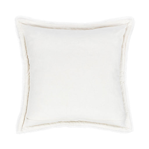 Villa By Classic Home - NV Taiga Faux Fur Ivory 22x22 Pillows -Set of 2- V310062 - GreatFurnitureDeal
