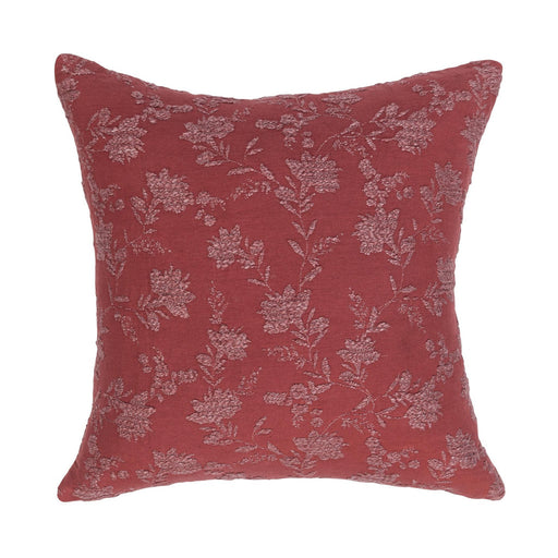 Villa By Classic Home - NV Rosecliff Burgundy Red 22x22 Pillows -Set of 2- V310074 - GreatFurnitureDeal