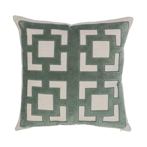 Villa By Classic Home - NV Corbin Jade Green 22x22 Pillows -Set of 2- V310076 - GreatFurnitureDeal
