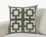 Villa By Classic Home - NV Corbin Jade Green 22x22 Pillows -Set of 2- V310076 - GreatFurnitureDeal