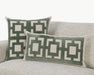 Villa By Classic Home - NV Corbin Jade Green 22x22 Pillows -Set of 2- V310076 - GreatFurnitureDeal