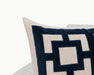 Villa By Classic Home - NV Corbin Navy Blue 22x22 Pillows -Set of 2- V310077 - GreatFurnitureDeal