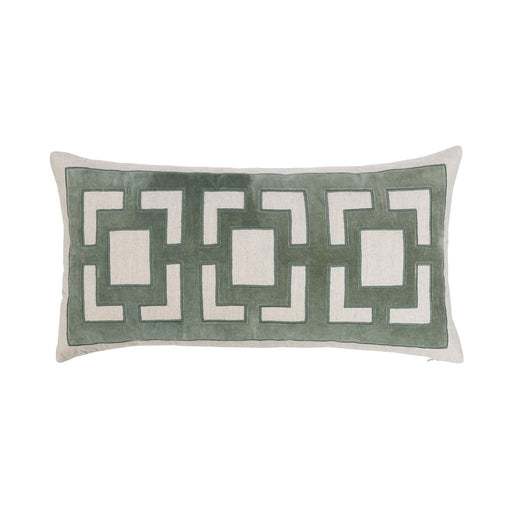 Villa By Classic Home - NV Corbin Jade Green 14x26 Pillows -Set of 2- V310078 - GreatFurnitureDeal