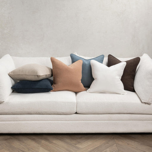 Villa By Classic Home - SLD Bedford Linen Natural 22x22 Pillows -Set of 2- V320007 - GreatFurnitureDeal