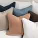 Villa By Classic Home - SLD Bedford Linen Natural 22x22 Pillows -Set of 2- V320007 - GreatFurnitureDeal