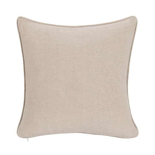 Villa By Classic Home - SLD Bedford Linen Natural 22x22 Pillows -Set of 2- V320007 - GreatFurnitureDeal