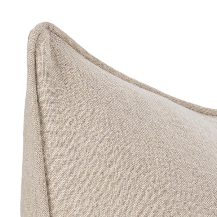 Villa By Classic Home - SLD Bedford Linen Natural 22x22 Pillows -Set of 2- V320007 - GreatFurnitureDeal