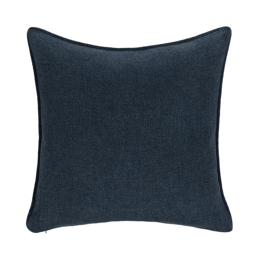 Villa By Classic Home - SLD Bedford Linen Indigo 22x22 Pillows -Set of 2- V320009 - GreatFurnitureDeal