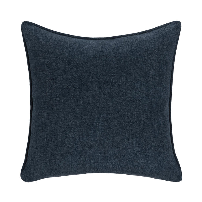 Villa By Classic Home - SLD Bedford Linen Indigo 22x22 Pillows -Set of 2- V320009 - GreatFurnitureDeal