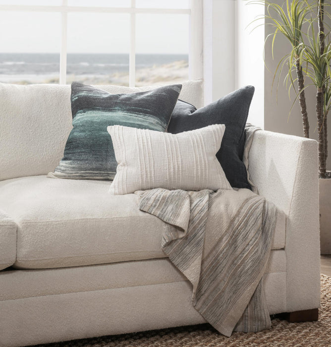 Villa By Classic Home - SLD Bedford Linen Hazel 22x22 Pillows -Set of 2- V320010 - GreatFurnitureDeal