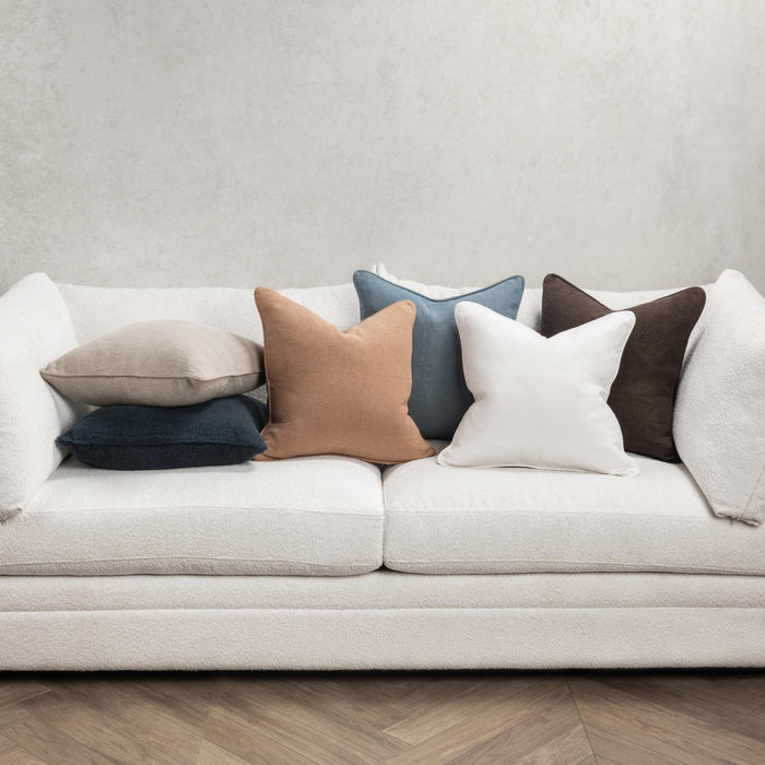 Villa By Classic Home - SLD Bedford Linen Indigo 22x22 Pillows -Set of 2- V320009 - GreatFurnitureDeal