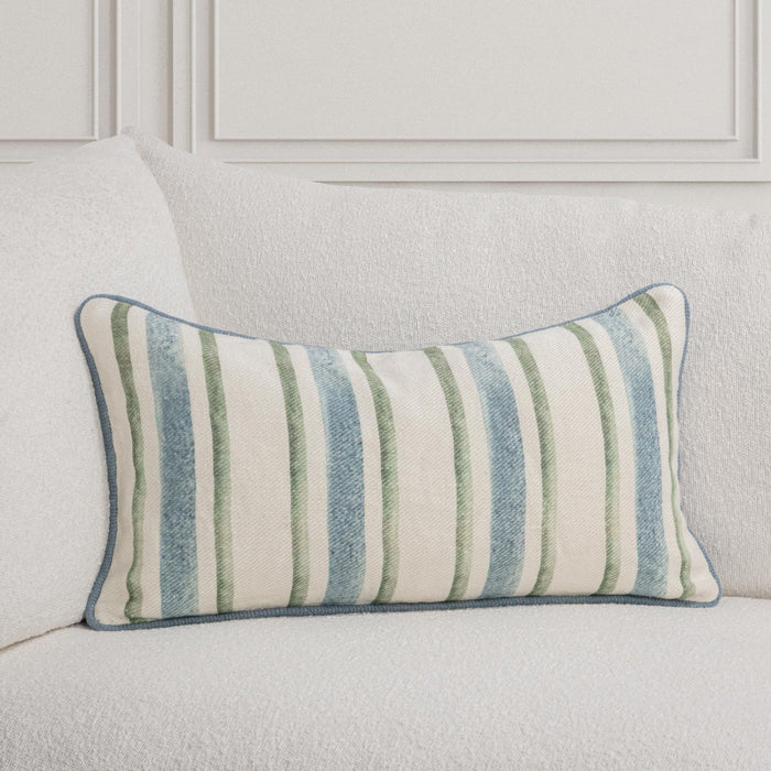 Villa By Classic Home - TQ Harbor Stripe 14x26 Pillows -Set of 2- V320017 - GreatFurnitureDeal