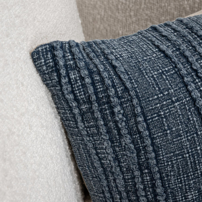 Villa By Classic Home - SLD Gratitude Navy Blue 14"x 20" Pillows (Set of 2) - V320028 - GreatFurnitureDeal