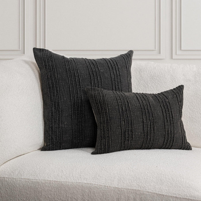 Villa By Classic Home - SLD Gratitude Black 14"x 20" Pillows (Set of 2) - V320030 - GreatFurnitureDeal