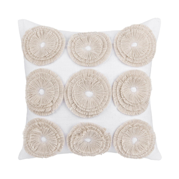 Villa By Classic Home - Halston Ivory 22x22 Pillows (Set of 2) - V320031 - GreatFurnitureDeal