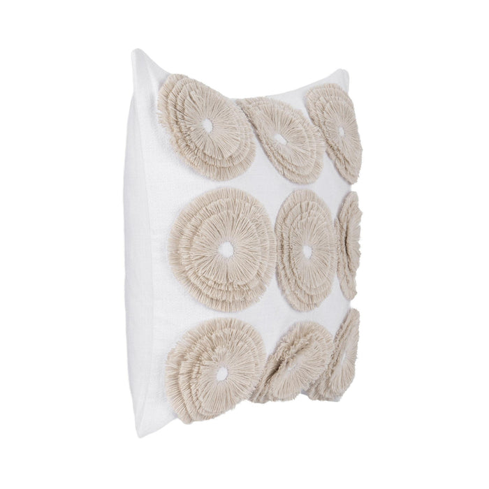 Villa By Classic Home - Halston Ivory 22x22 Pillows (Set of 2) - V320031 - GreatFurnitureDeal