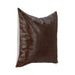Villa By Classic Home - TQ Leather Seston Brown 20x20 Pillows -Set of 2- V320035 - GreatFurnitureDeal