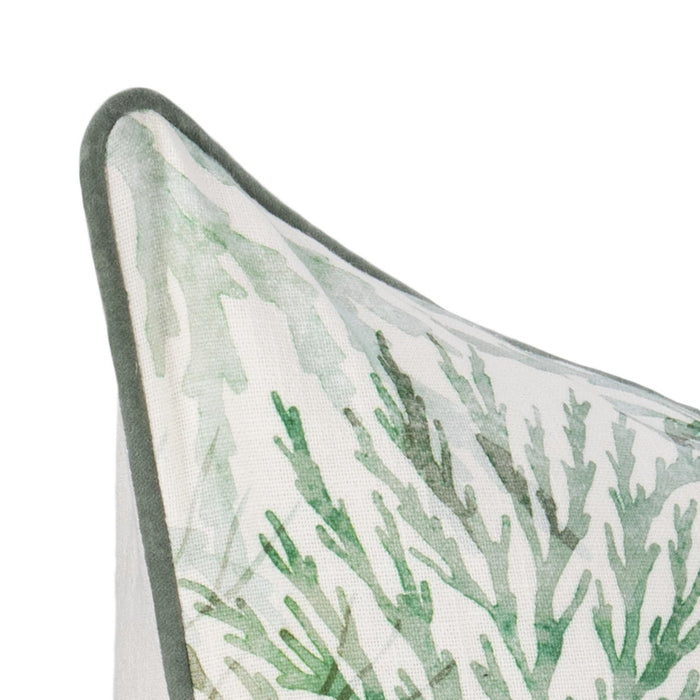 Villa By Classic Home - TQ Lessonia Green 22x22 Pillows -Set of 2- V320041 - GreatFurnitureDeal