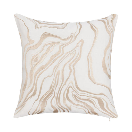 Villa By Classic Home - TQ Drift Ivory/Natural 22x22 Pillows -Set of 2- V320043 - GreatFurnitureDeal