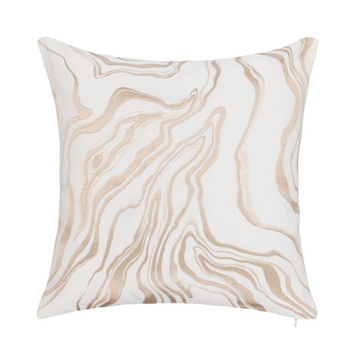 Villa By Classic Home - TQ Drift Ivory/Natural 22x22 Pillows -Set of 2- V320043 - GreatFurnitureDeal