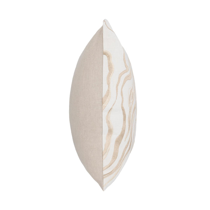 Villa By Classic Home - TQ Drift Ivory/Natural 22x22 Pillows -Set of 2- V320043 - GreatFurnitureDeal