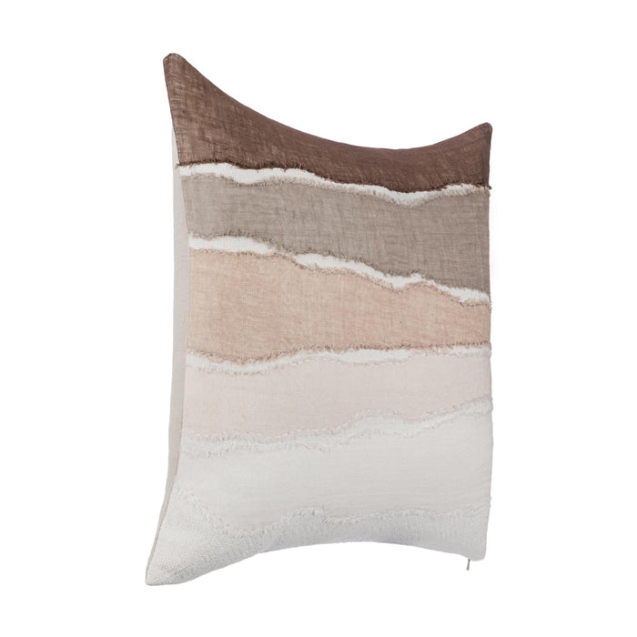 Villa By Classic Home - VC Bikram Ivory/Mocha 22x22 Pillows (Set of 2) - V320047