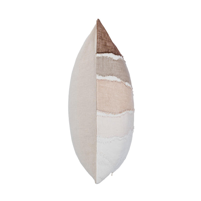 Villa By Classic Home - VC Bikram Ivory/Mocha 22x22 Pillows (Set of 2) - V320047