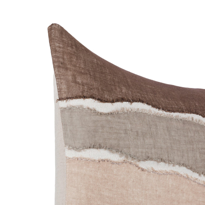 Villa By Classic Home - VC Bikram Ivory/Mocha 22x22 Pillows (Set of 2) - V320047