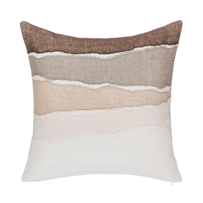 Villa By Classic Home - VC Bikram Ivory/Mocha 22x22 Pillows (Set of 2) - V320047